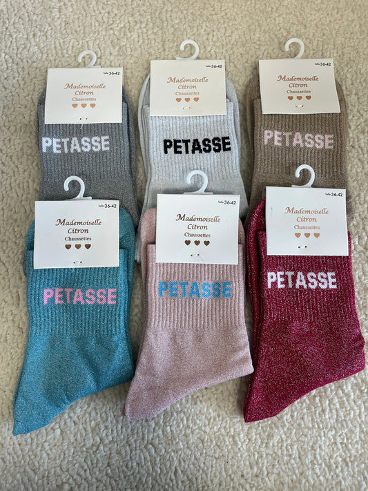 Chausettes paillettes Petasse MaisonPerla Collection