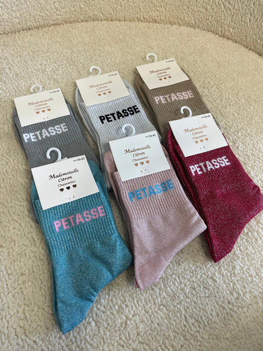 Chausettes paillettes Petasse MaisonPerla Collection