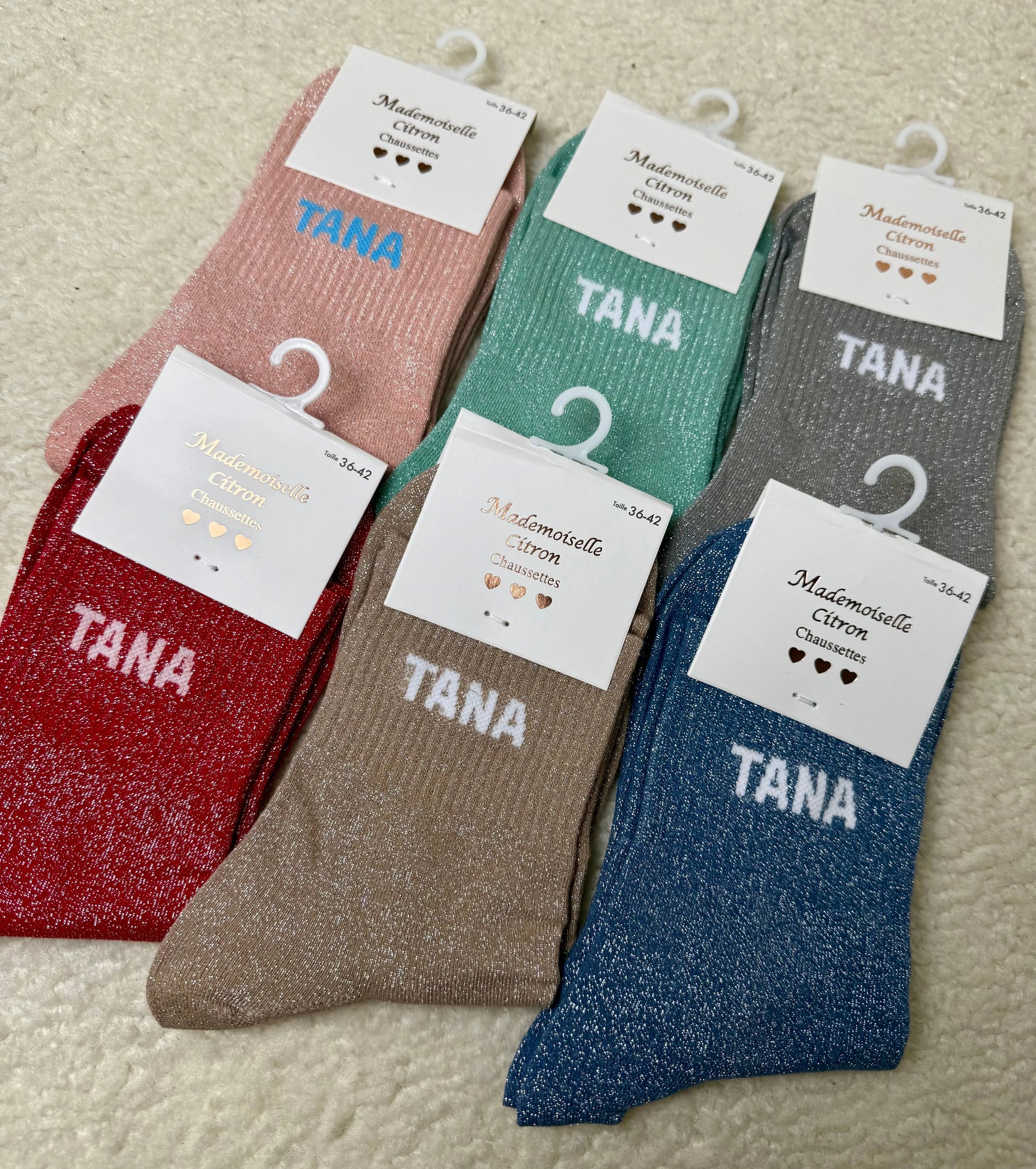 Chausettes paillettes Tana MaisonPerla Collection