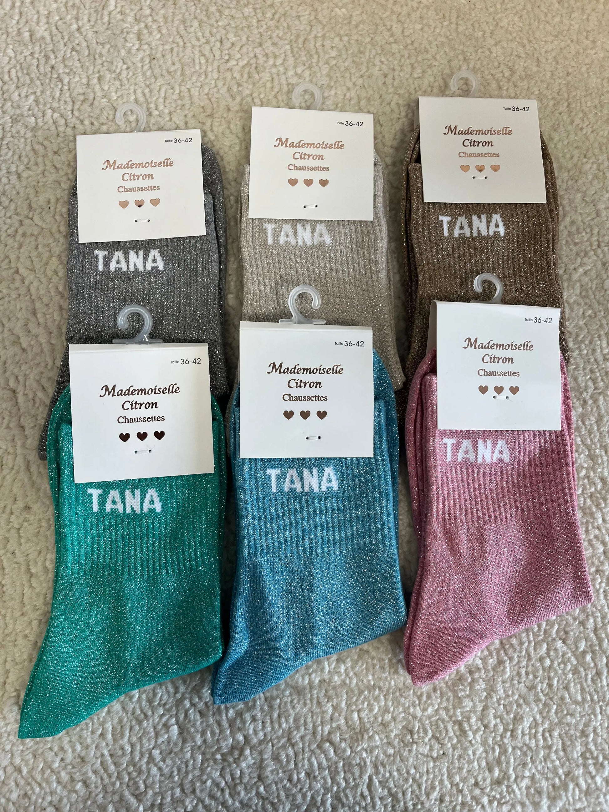 Chausettes paillettes Tana MaisonPerla Collection