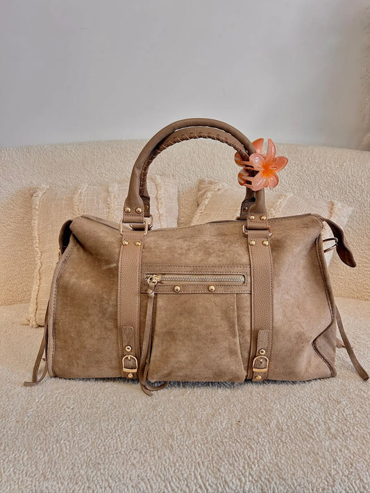 Elsa suédine beige XXL MaisonPerla Collection