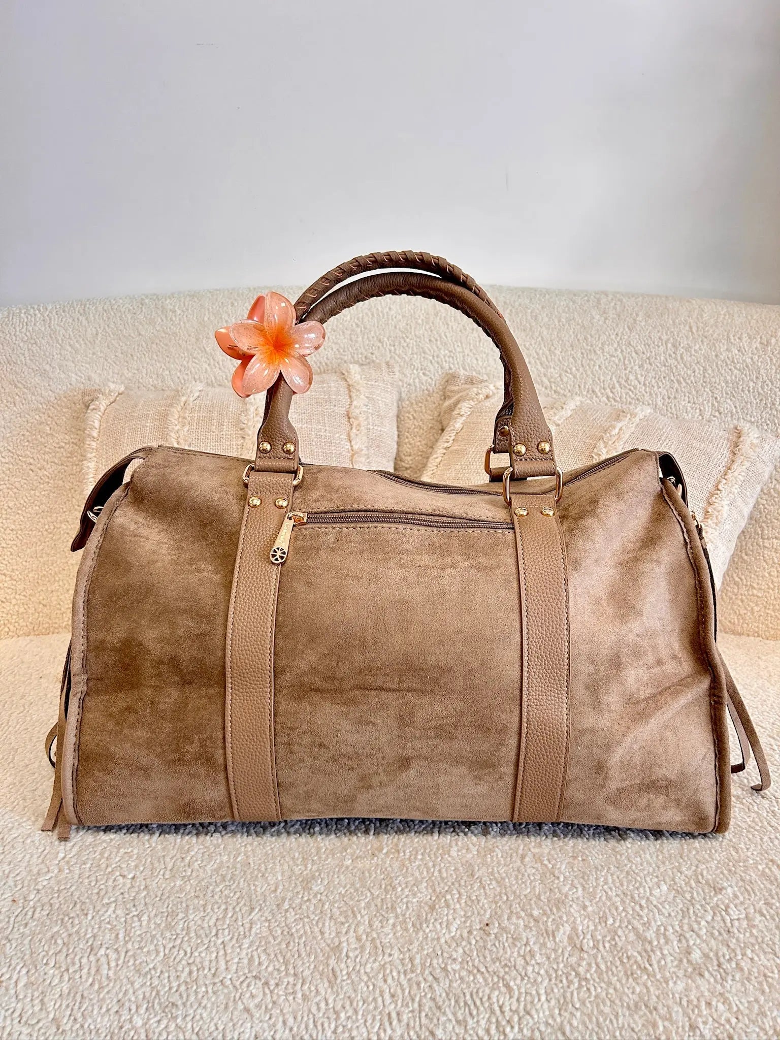 Elsa suédine beige XXL MaisonPerla Collection