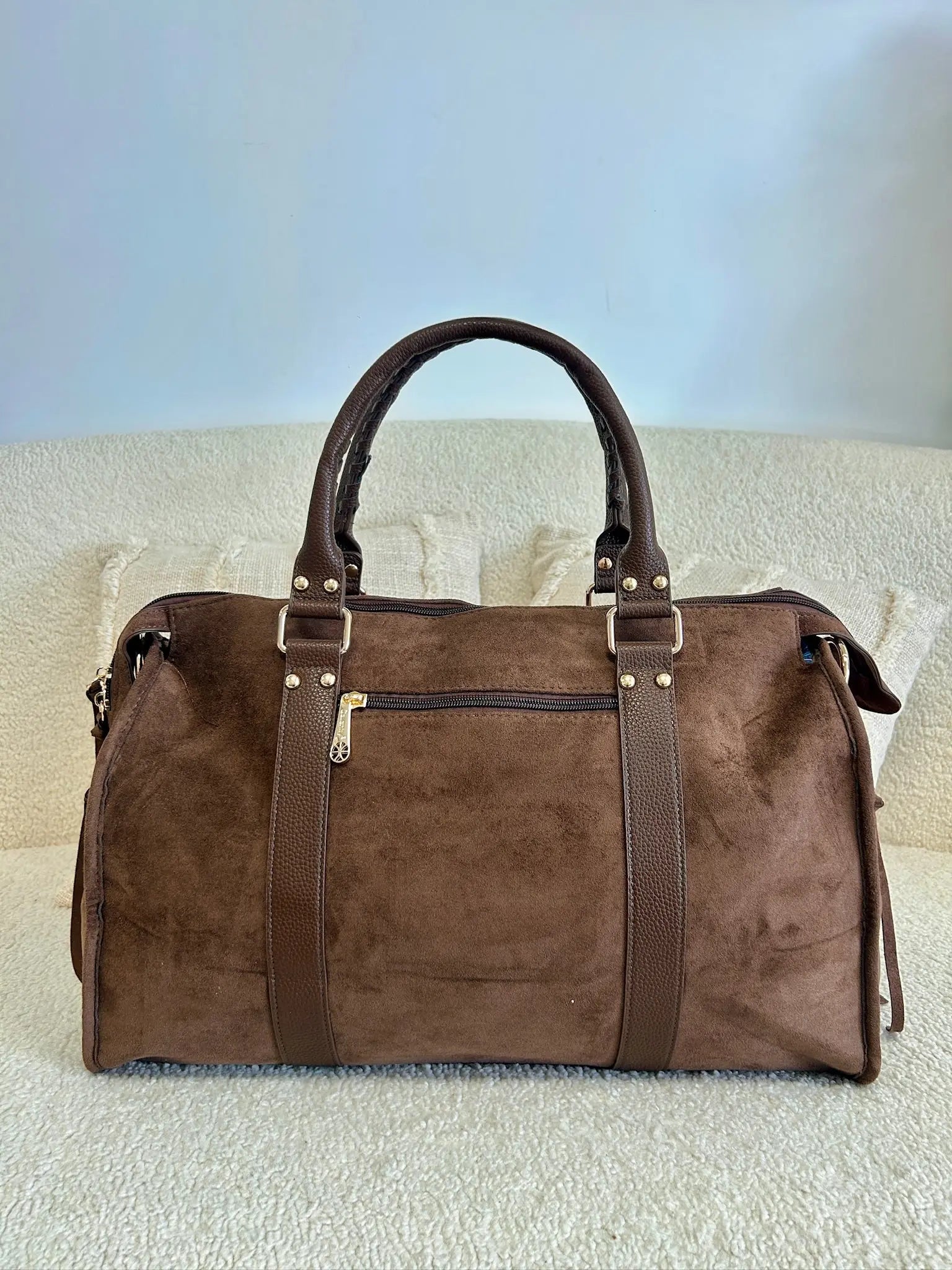 Elsa suédine chocolat XXL MaisonPerla Collection