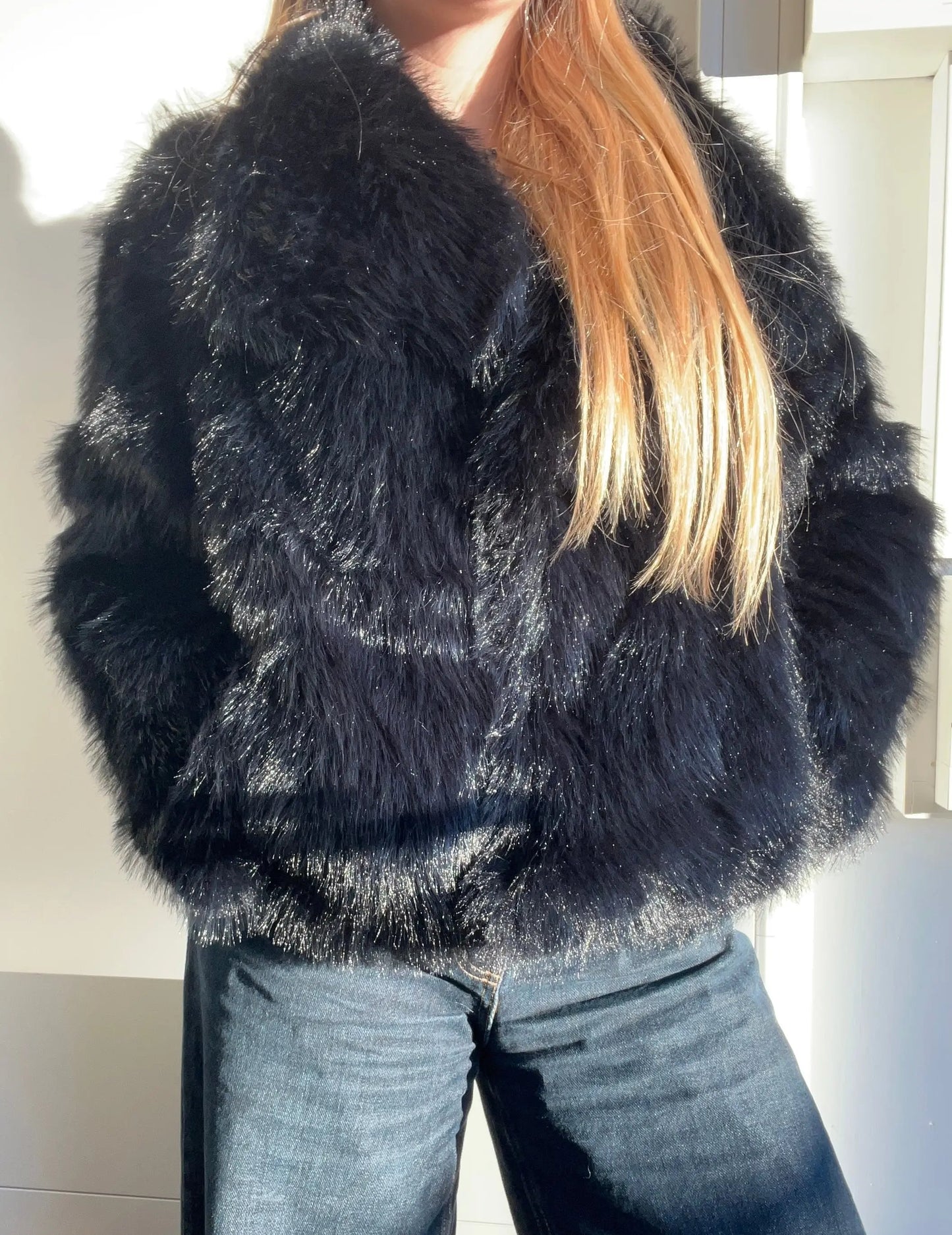 Fourrure Lili-rose noir MaisonPerla Collection