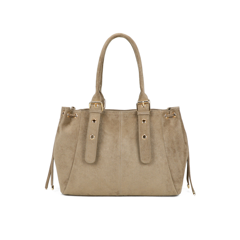 Sac Alma taupe suédine