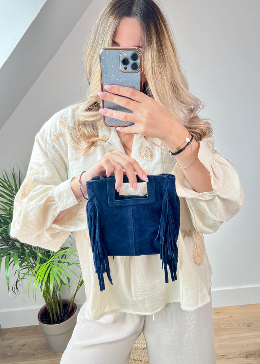 Mini sac Chloé Bleu marine