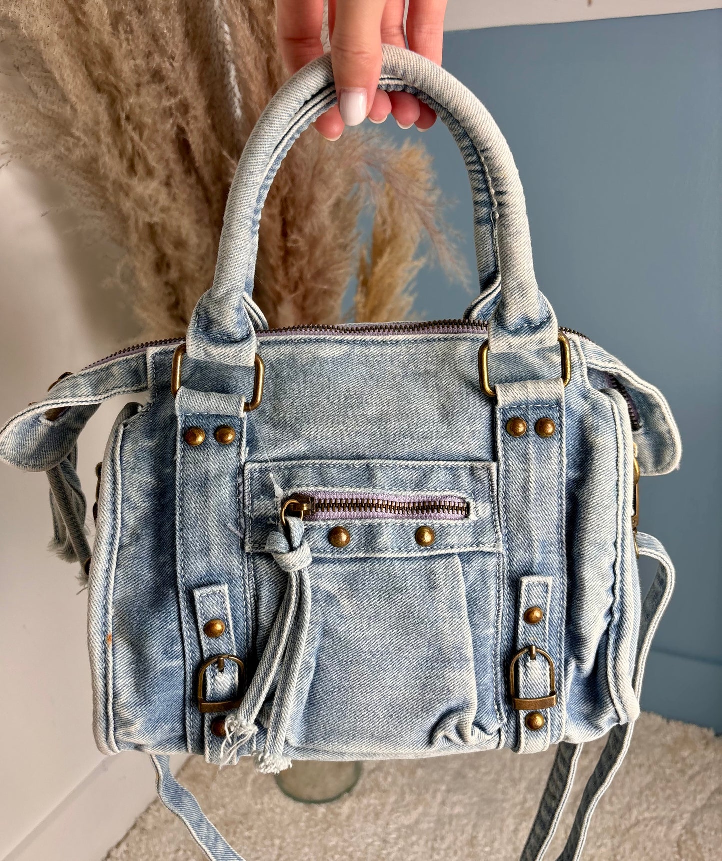 Petit sac Elsa jean bleu clair