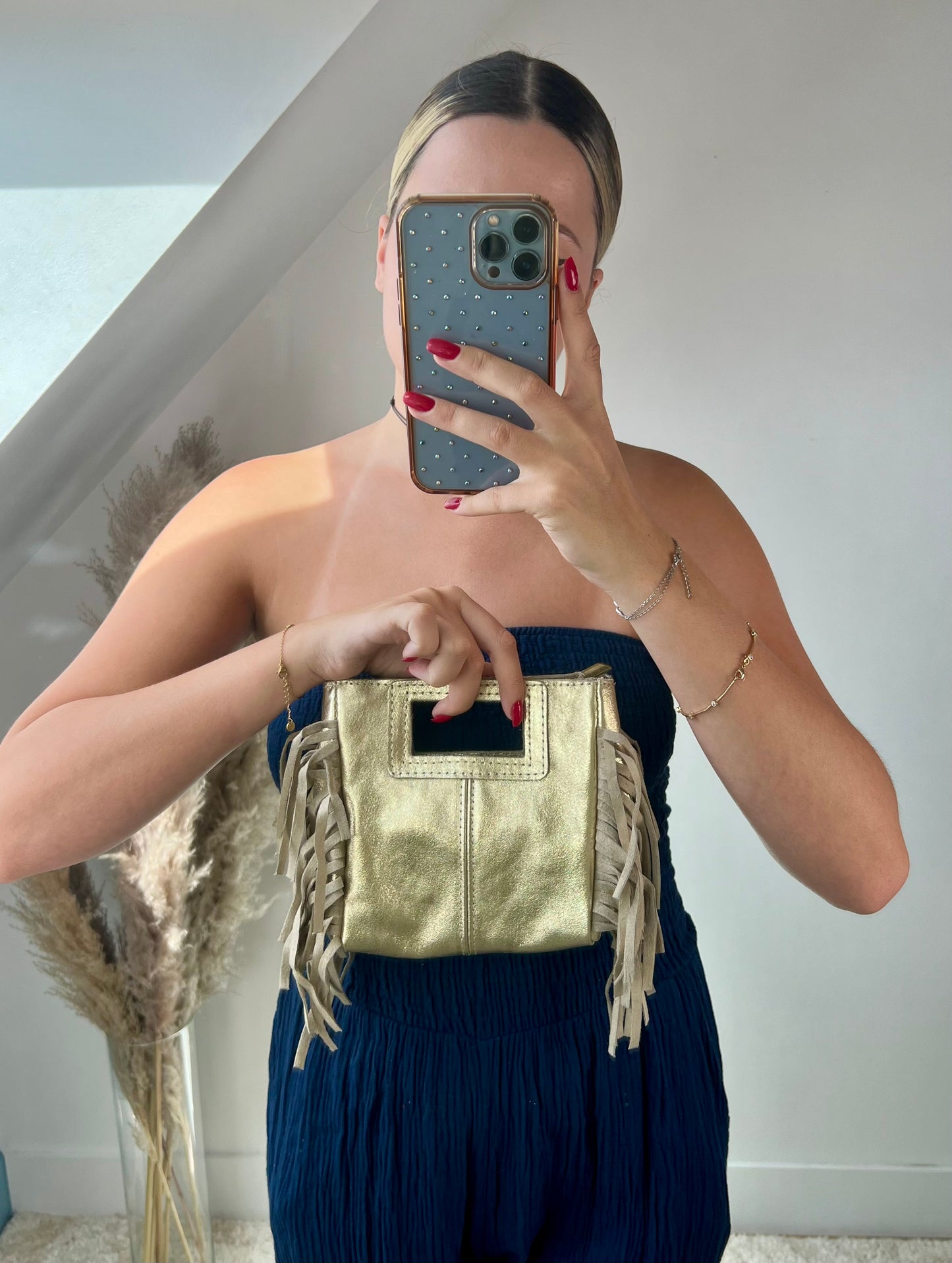 Mini Sac Diane gold