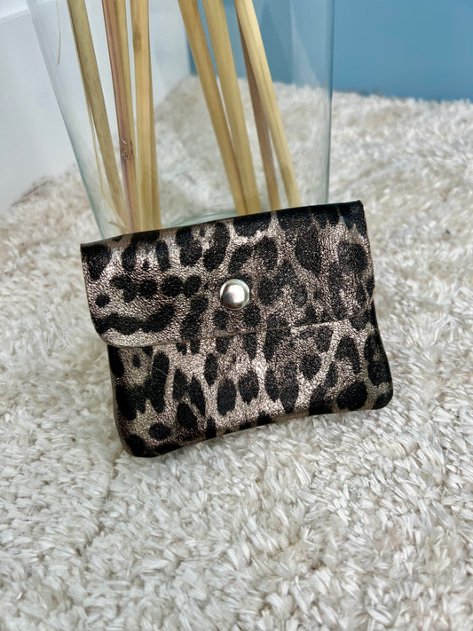 Porte monnaie Leopard