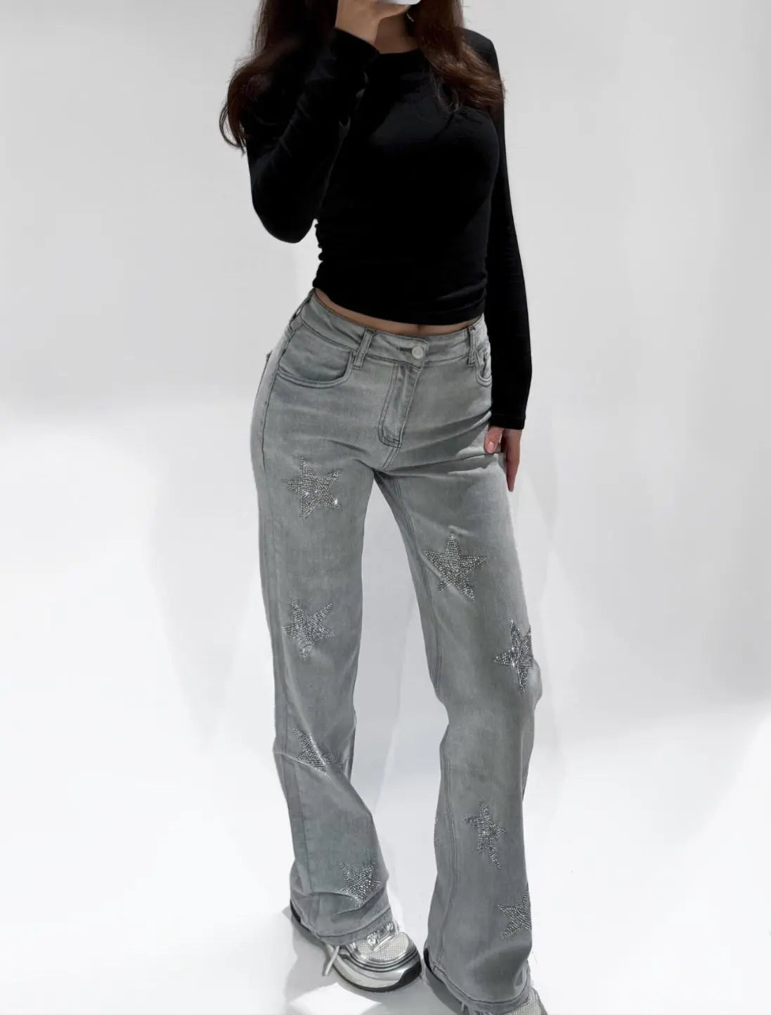 Jean étoiles Olivia MaisonPerla Collection