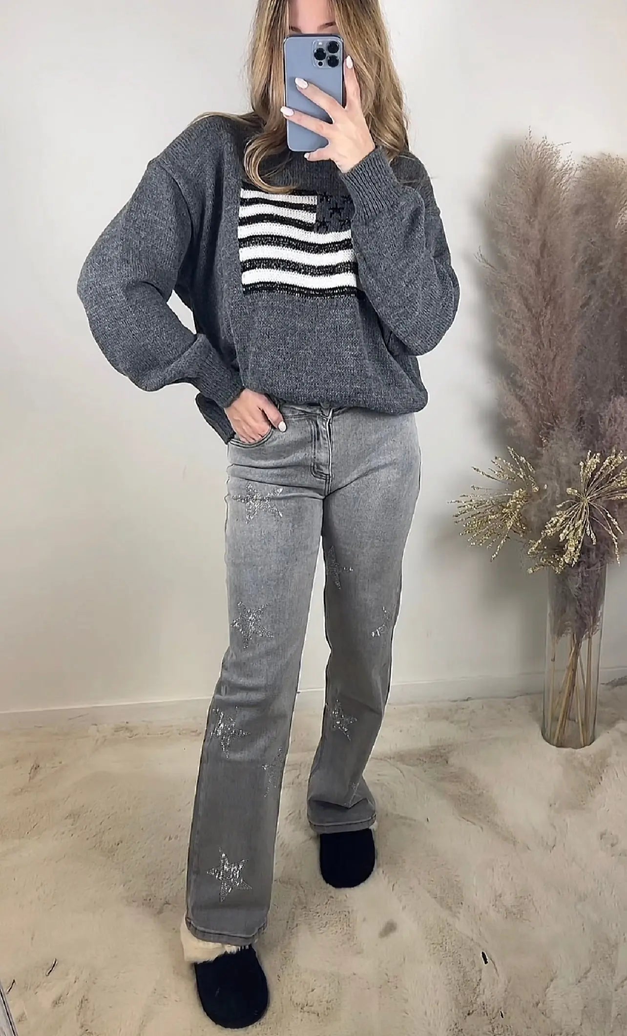 Jean étoiles Olivia MaisonPerla Collection