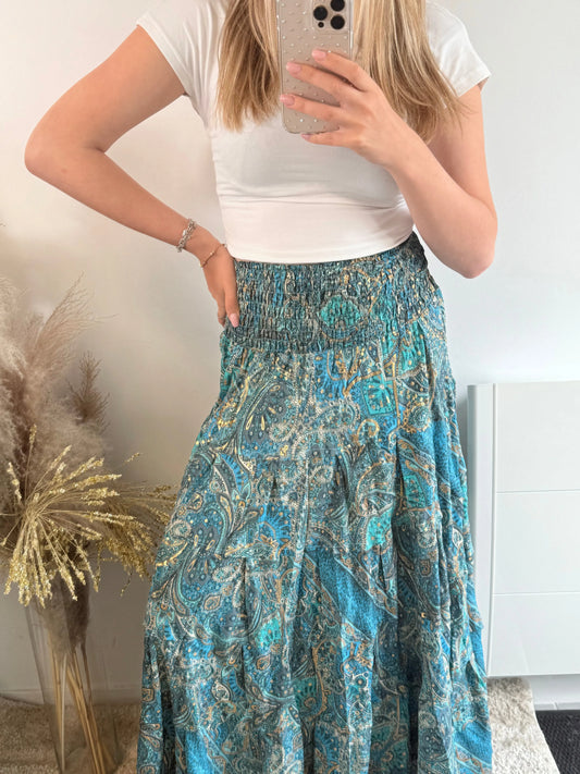 Jupe Sara bleu claire MaisonPerla Collection
