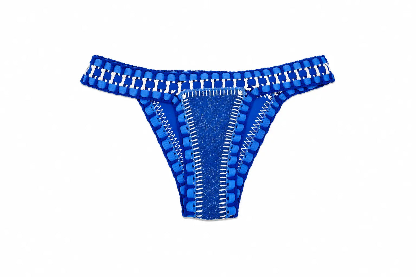 Maillot Camélia Bleu - Bas MaisonPerla Collection