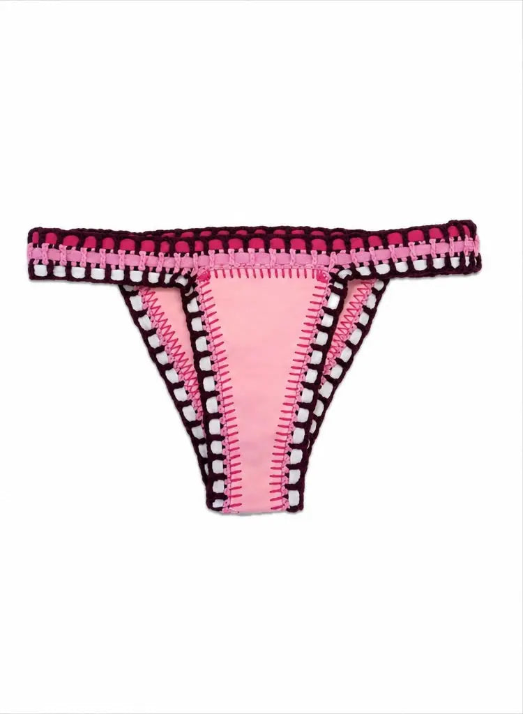 Maillot Camélia rose - Bas (Copie) MaisonPerla Collection