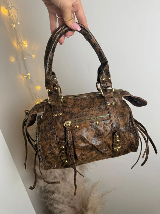Mini Sac Els marron MaisonPerla Collection