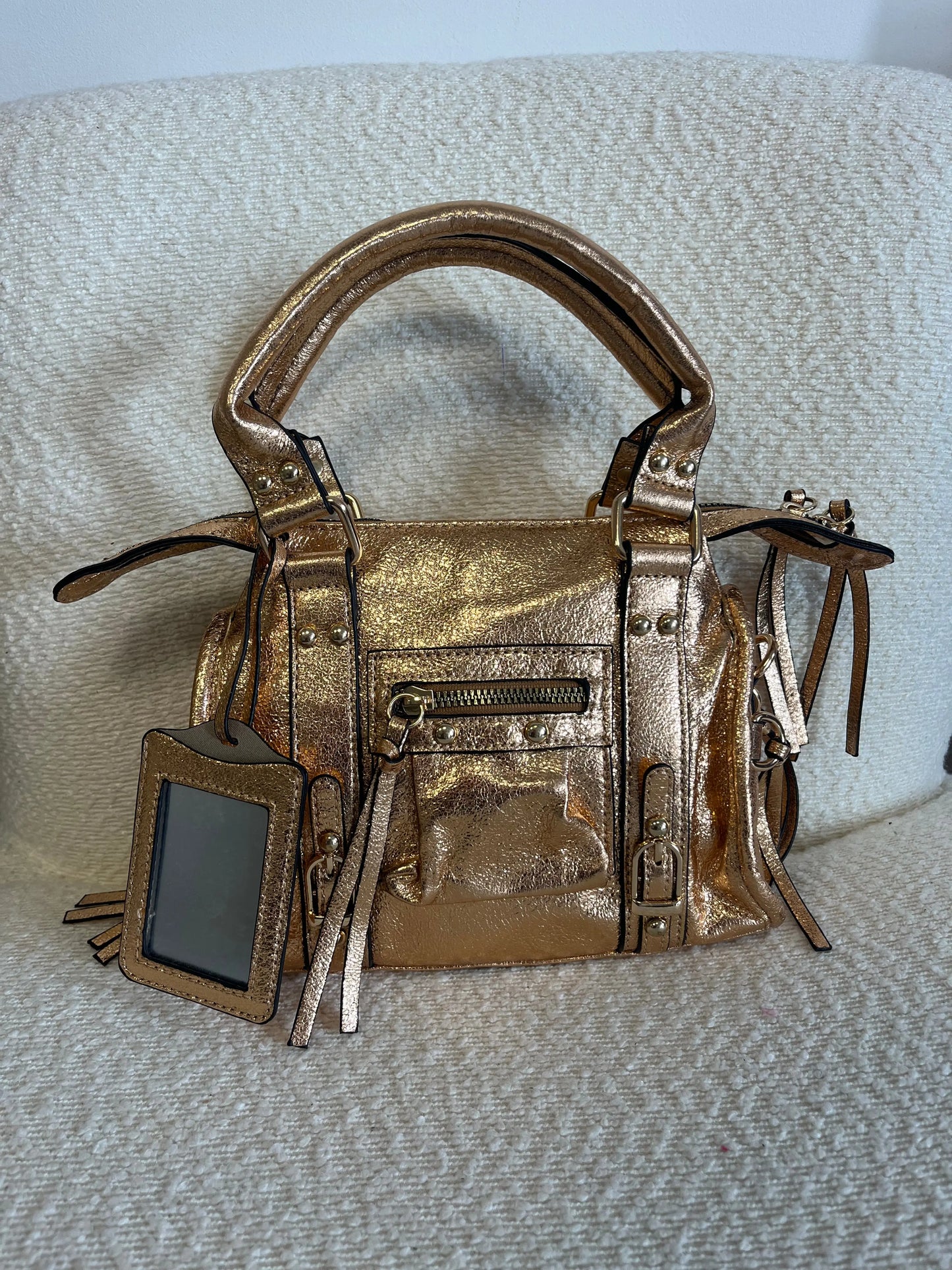 Mini Sac Elsa Abricot S MaisonPerla Collection