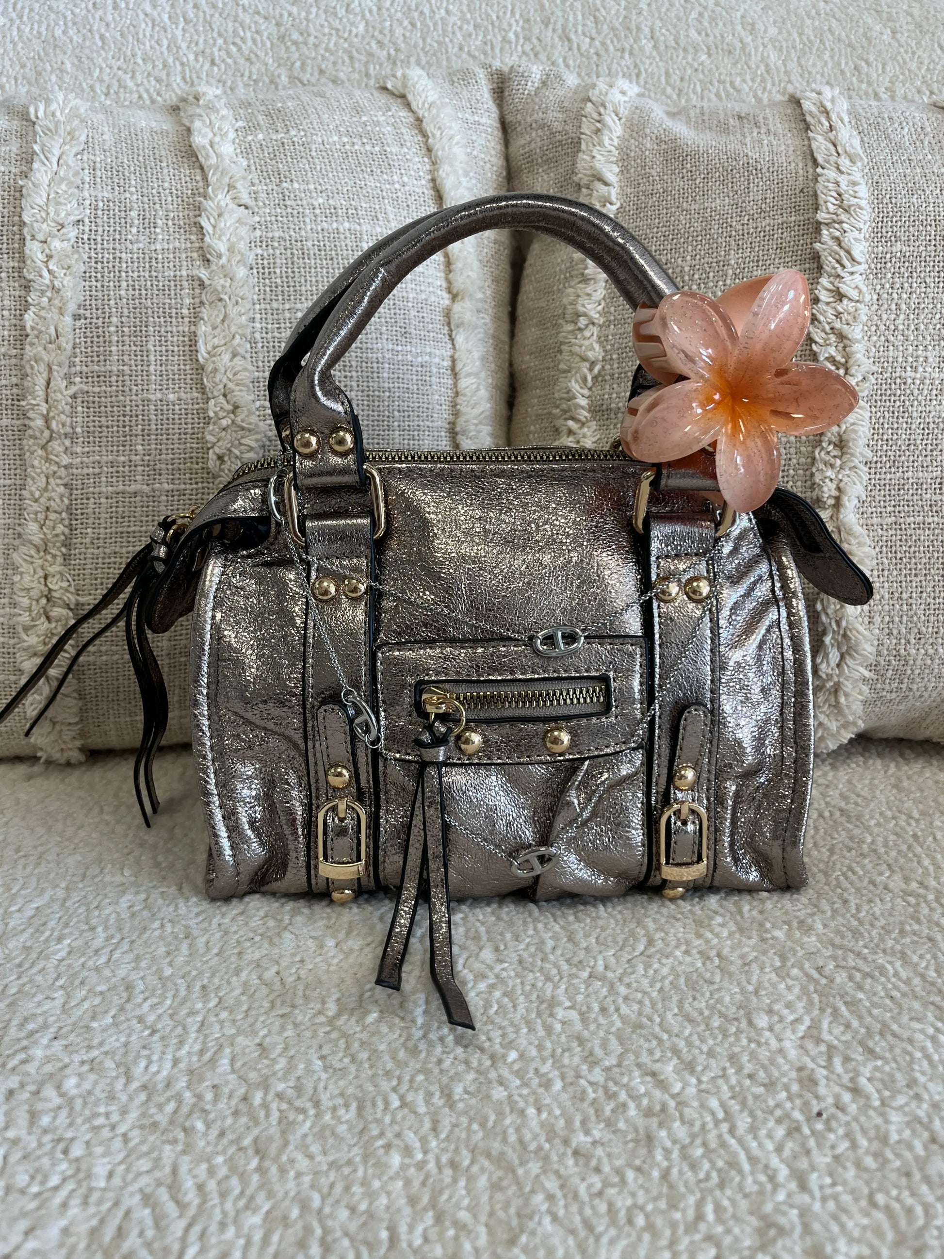 Mini Sac Elsa Champagne S MaisonPerla Collection