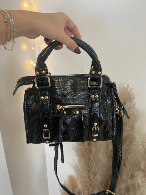 Mini Sac Elsa Noir S MaisonPerla Collection