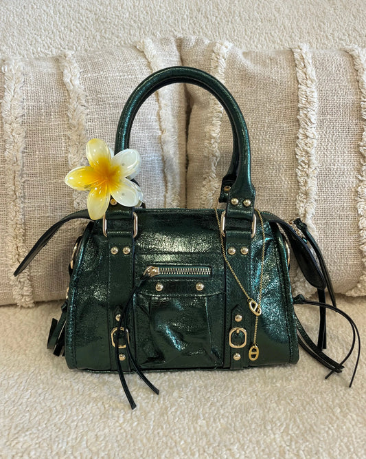 Mini Sac Elsa Vert S MaisonPerla Collection