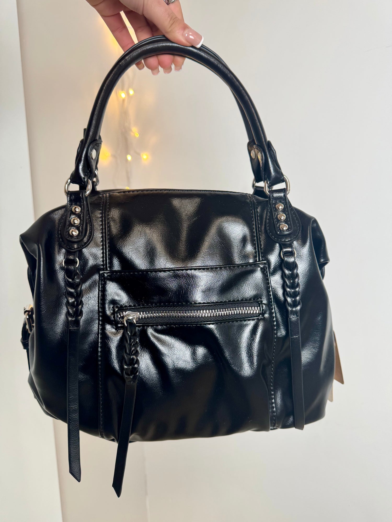 Petit Sac Lila noir MaisonPerla Collection