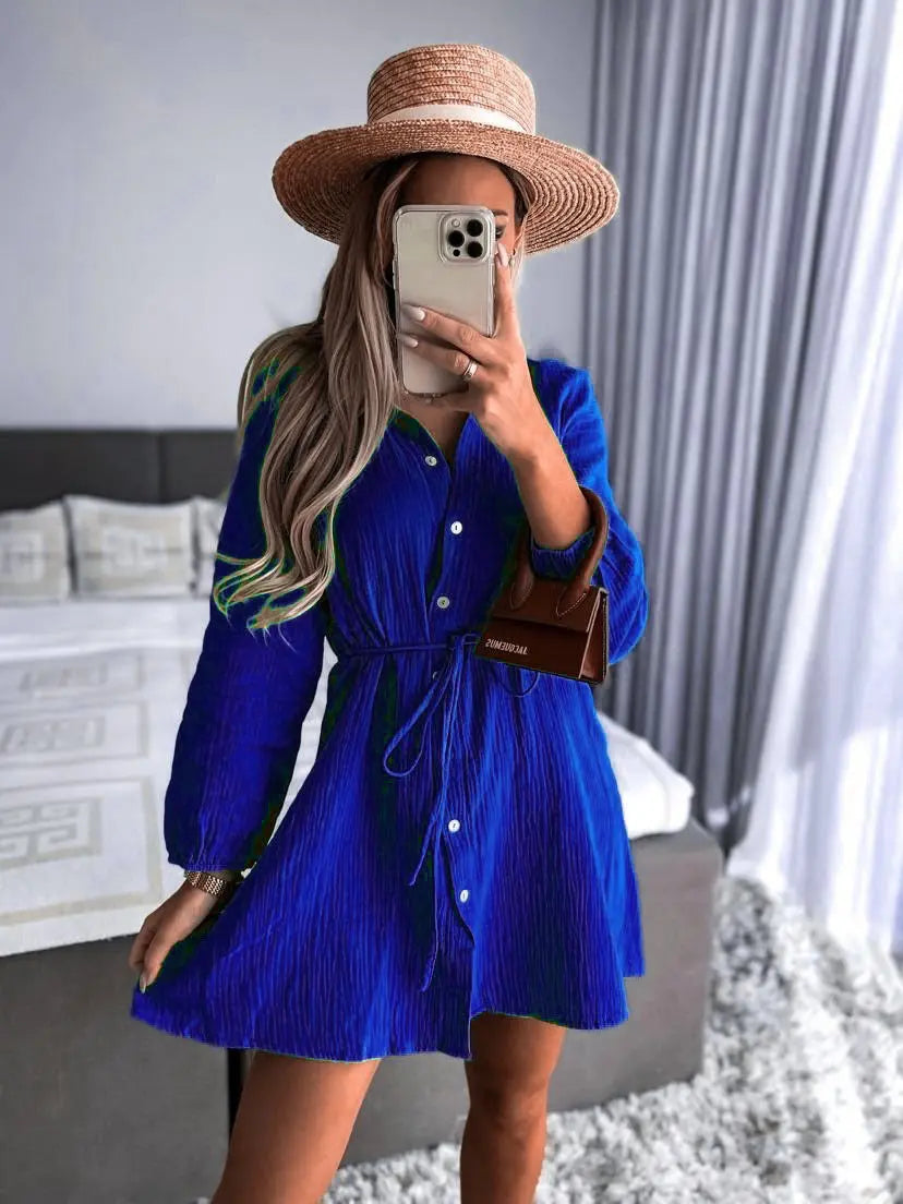 Robe Charlotte Bleu MaisonPerla Collection
