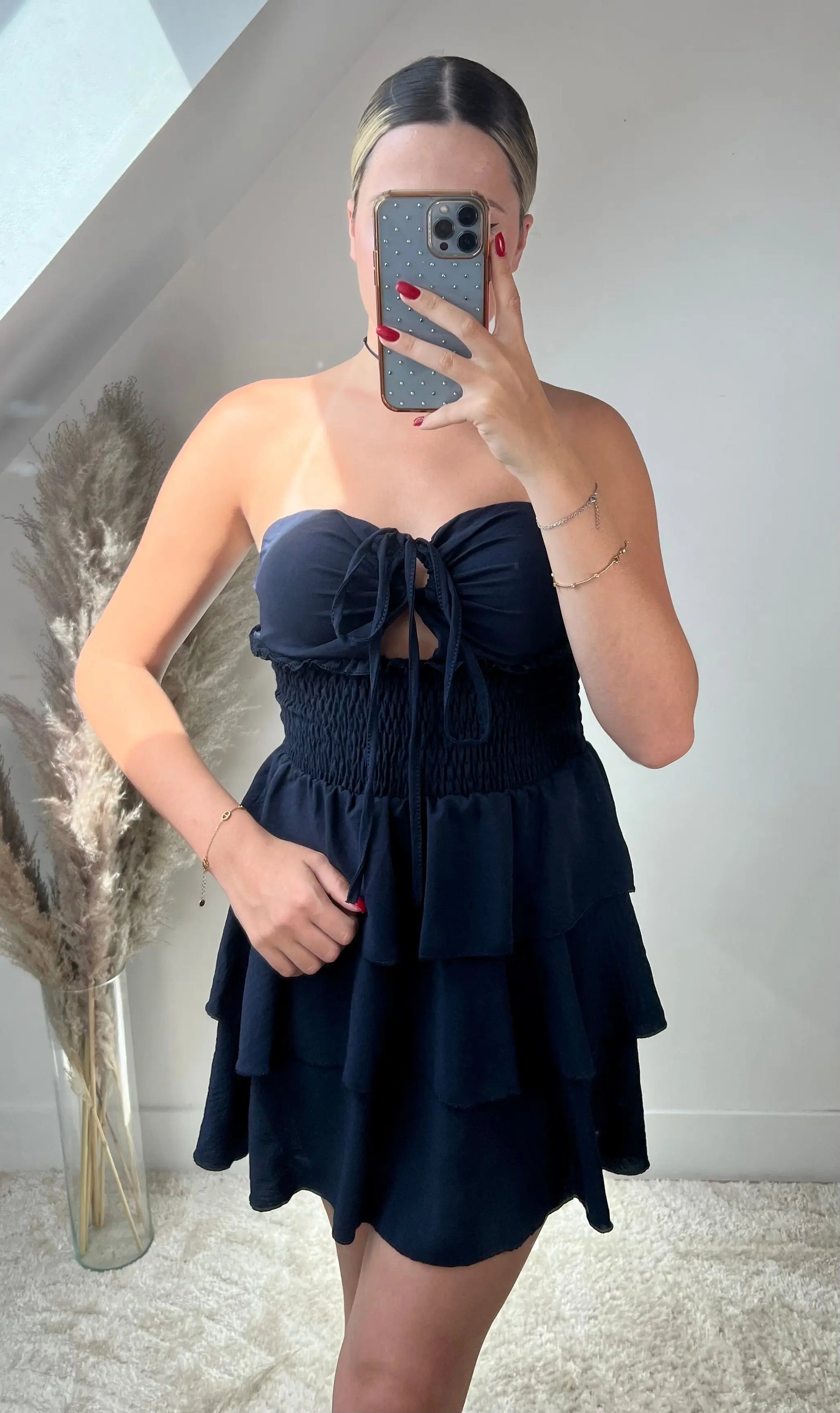 Robe Inaya bleu MaisonPerla Collection