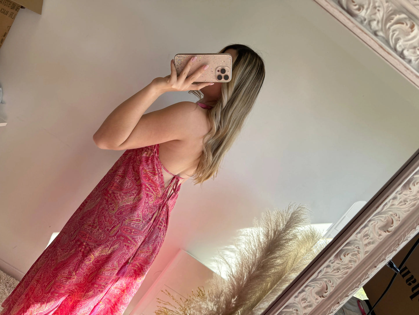 Robe Sophia rose MaisonPerla Collection