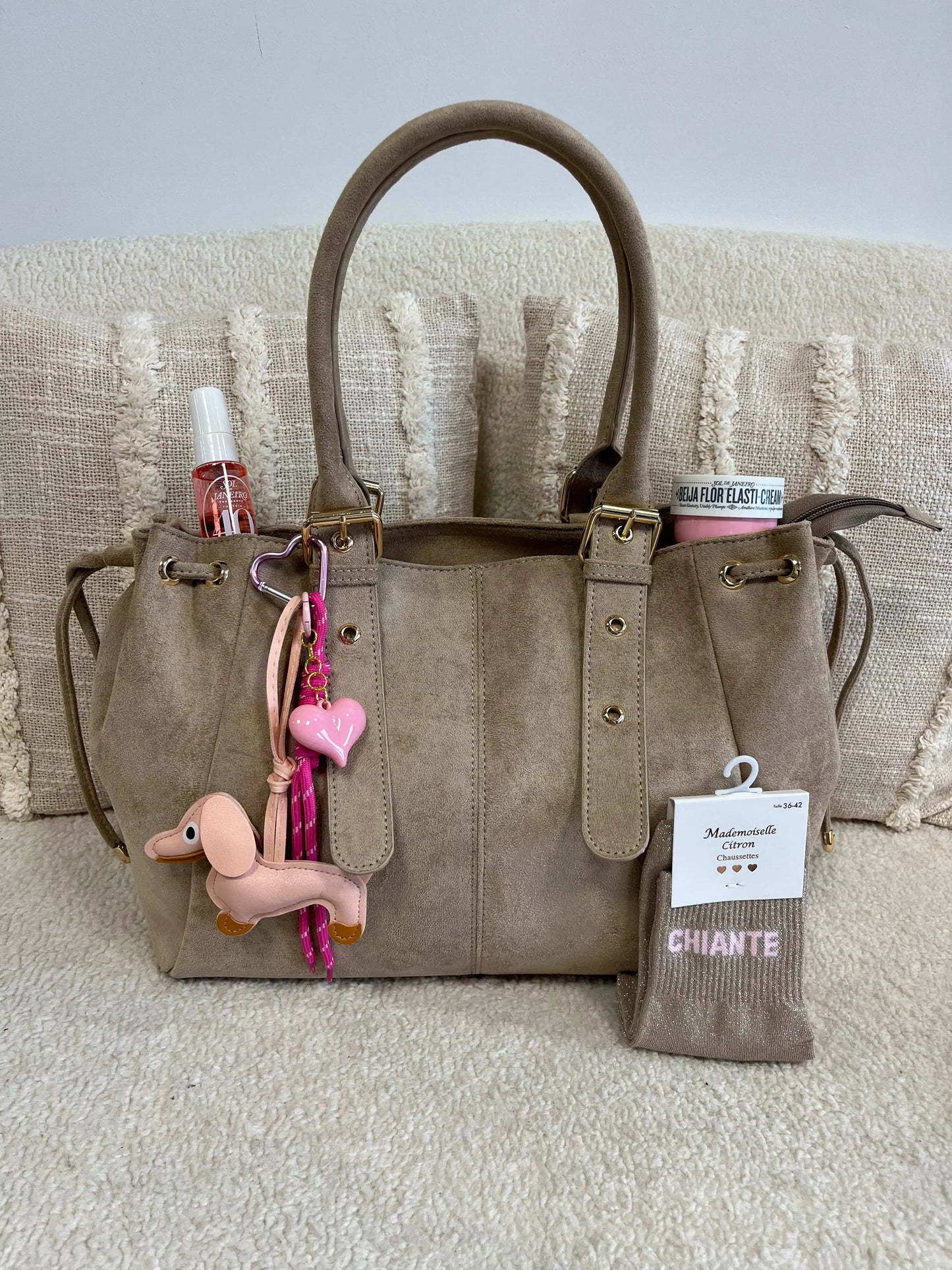 Sac Alma beige écru MaisonPerla Collection