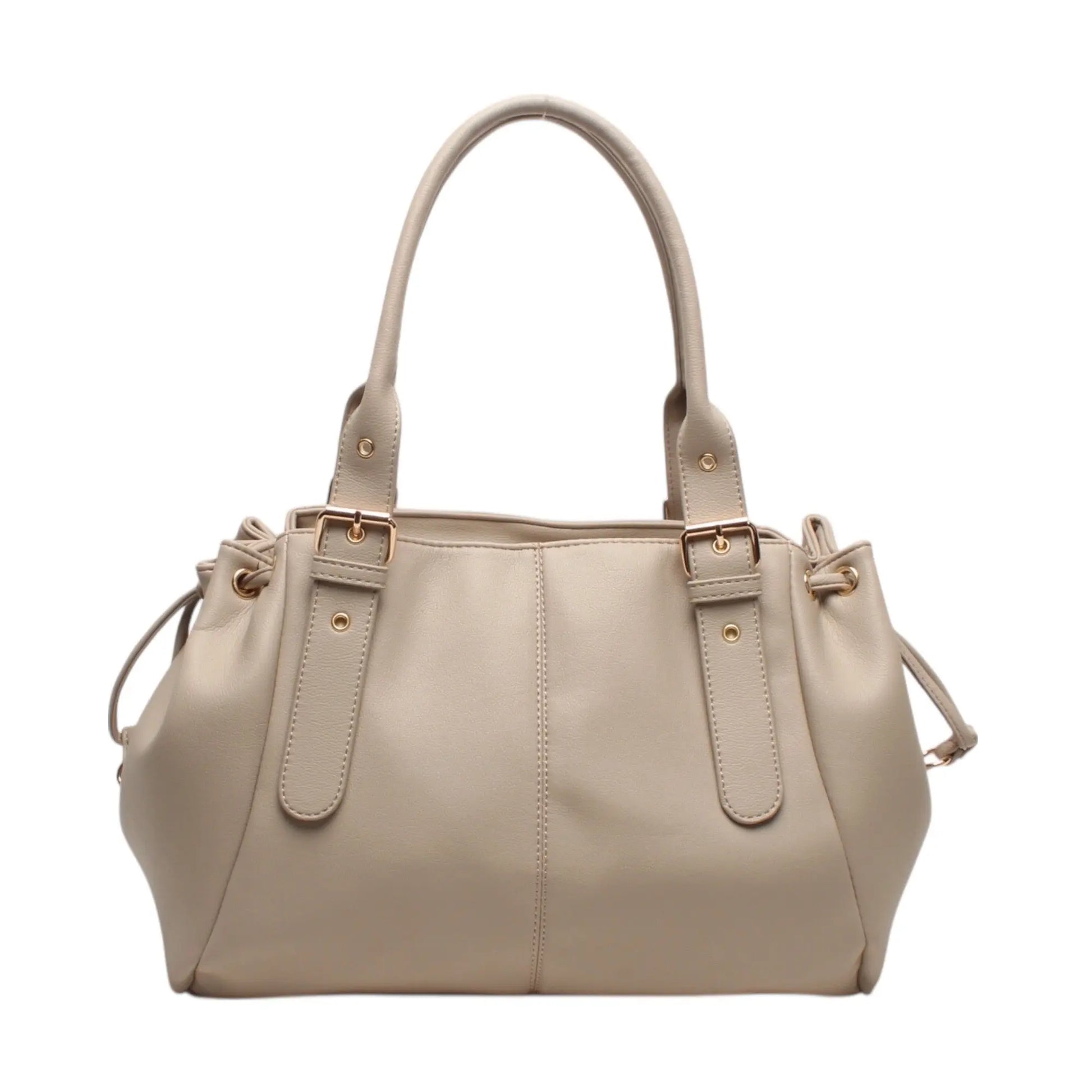Sac Alma beige lisse MaisonPerla Collection