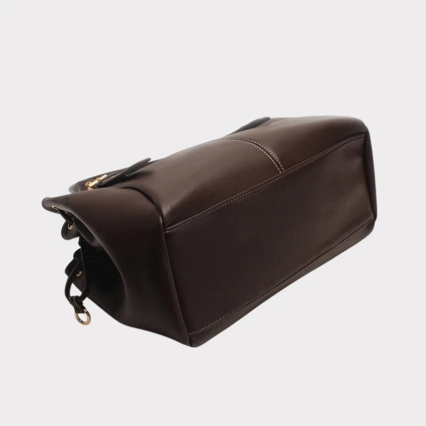 Sac Alma chocolat lisse précommande expédition le 12/11 MaisonPerla Collection