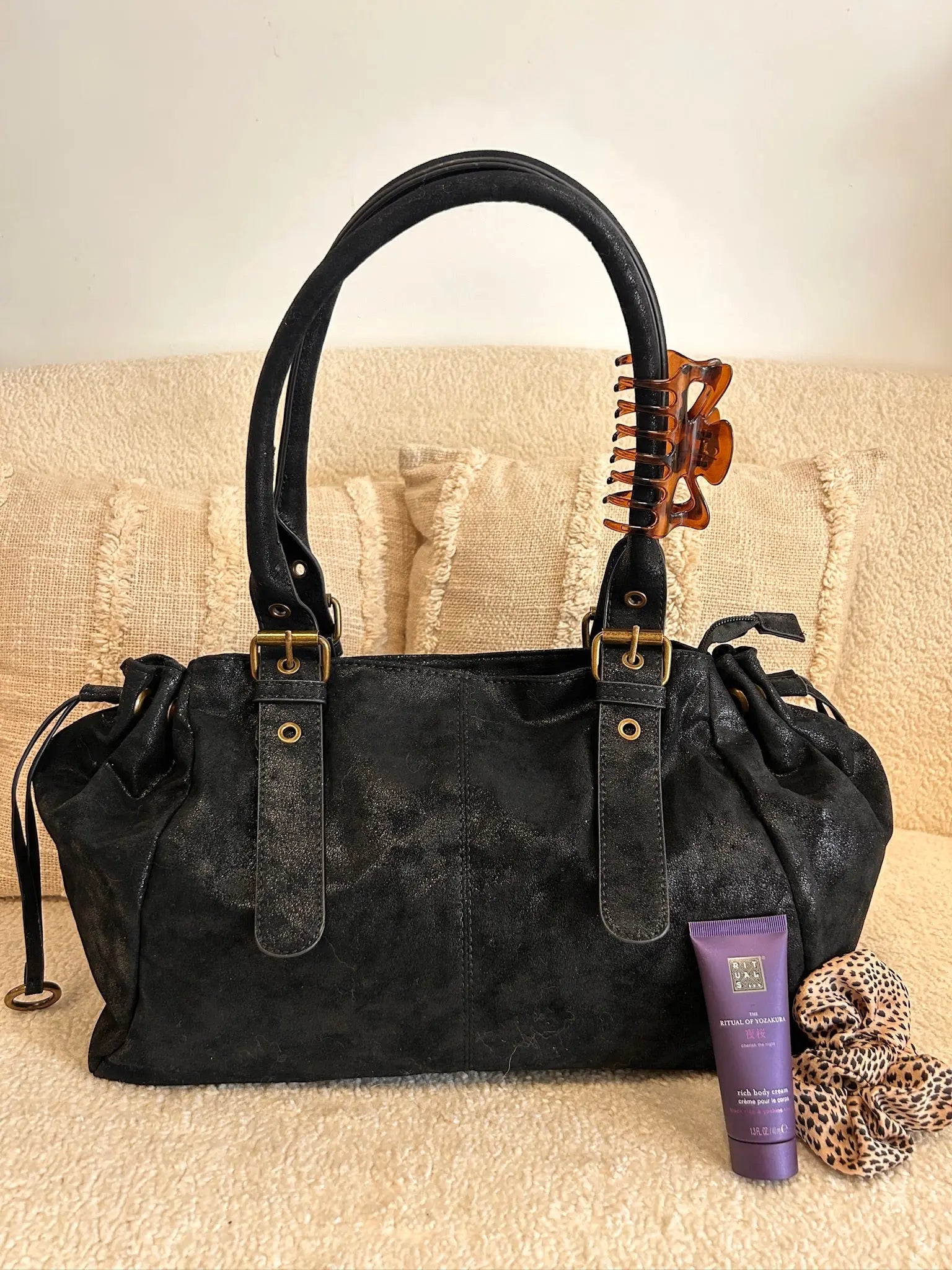 Sac Alma irisé noir MaisonPerla Collection