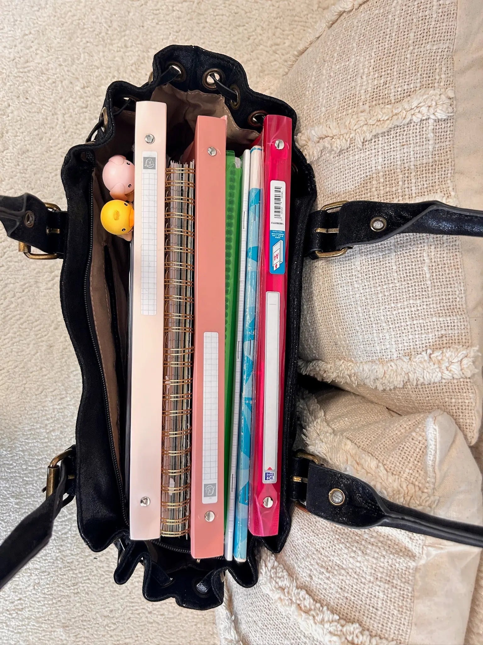 Sac Alma irisé noir MaisonPerla Collection