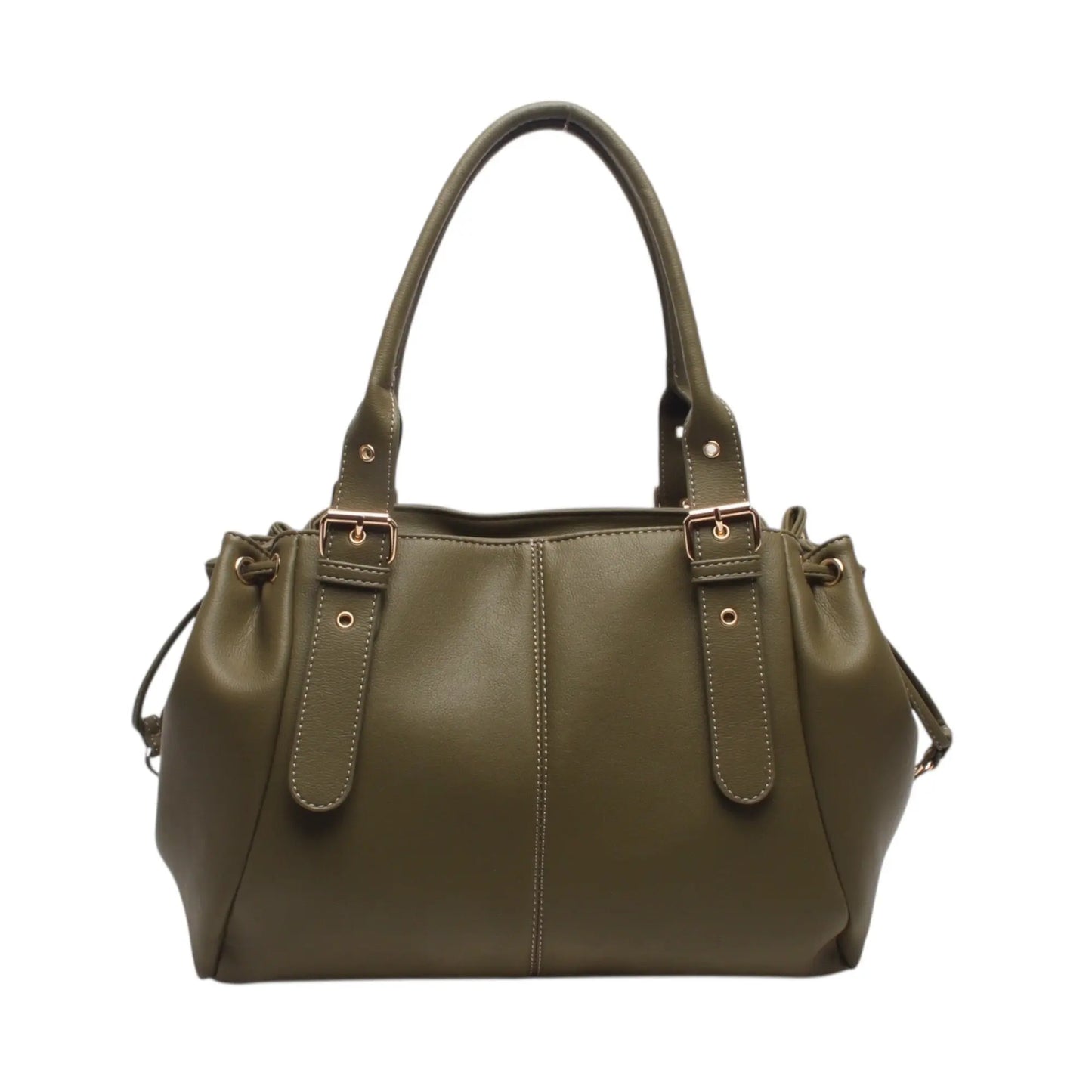 Sac Alma matcha lisse MaisonPerla Collection