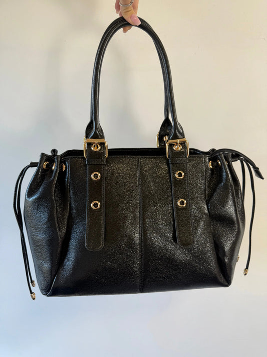 Sac Alma noir paillettes by MaisonPerla MaisonPerla Collection