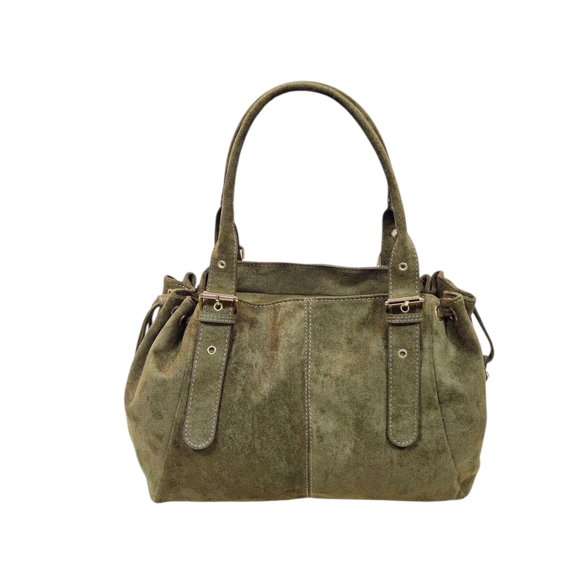 Sac Alma suédine Matcha MaisonPerla Collection
