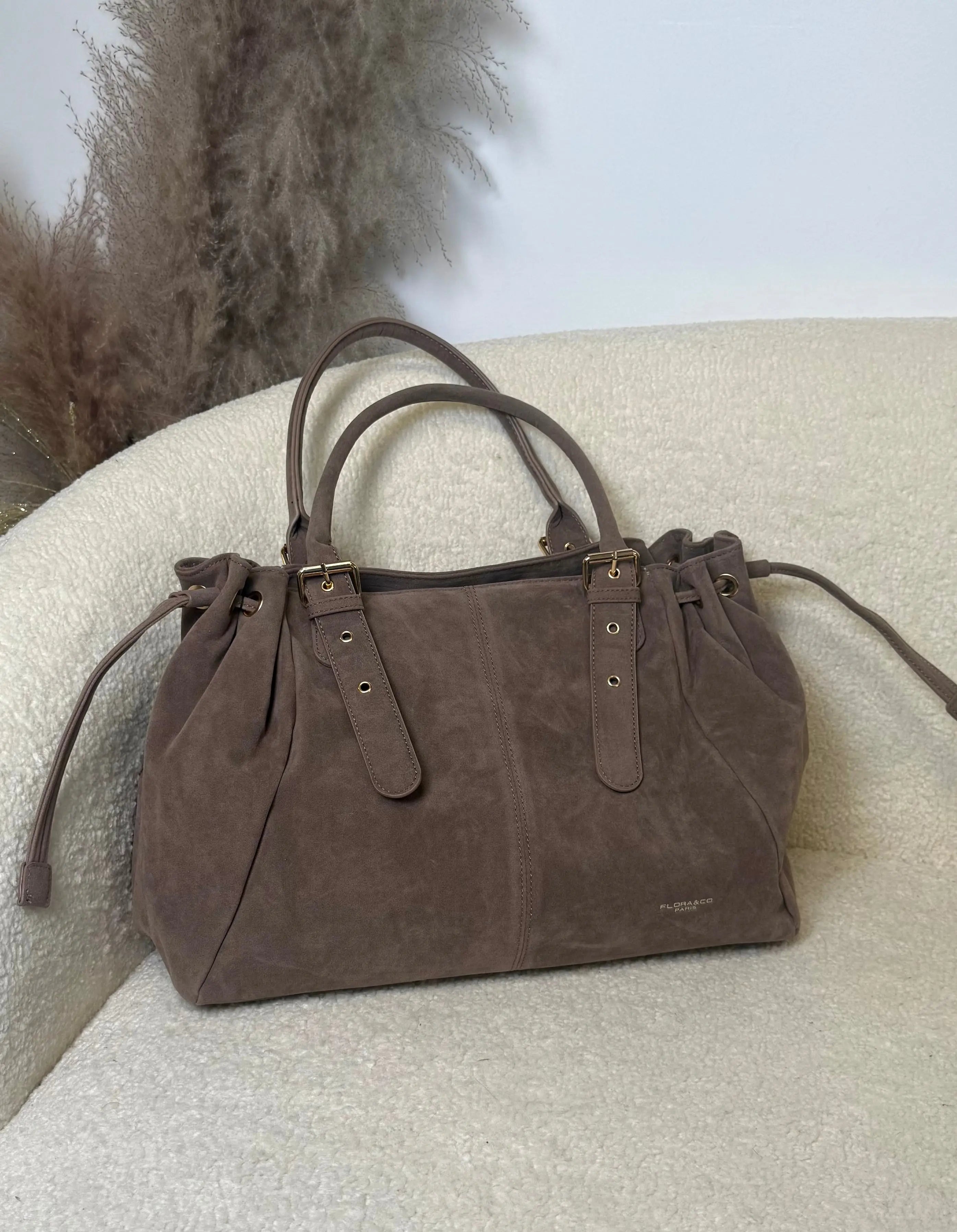 Sac Elsa paillettes noir XXL - Maisonperla collection