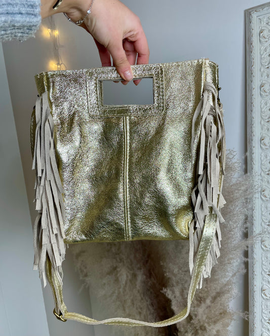 Sac Diane gold MaisonPerla Collection