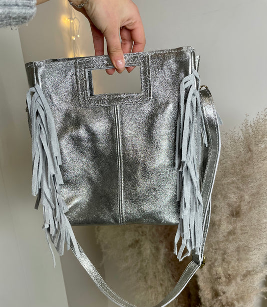 Sac Diane silver MaisonPerla Collection