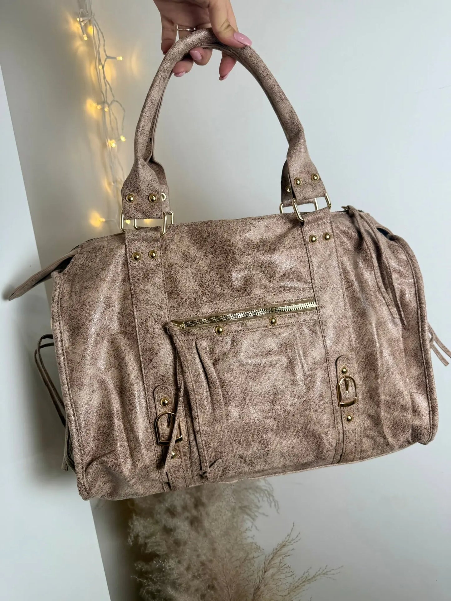 Sac Elsa XXL rosé MaisonPerla Collection
