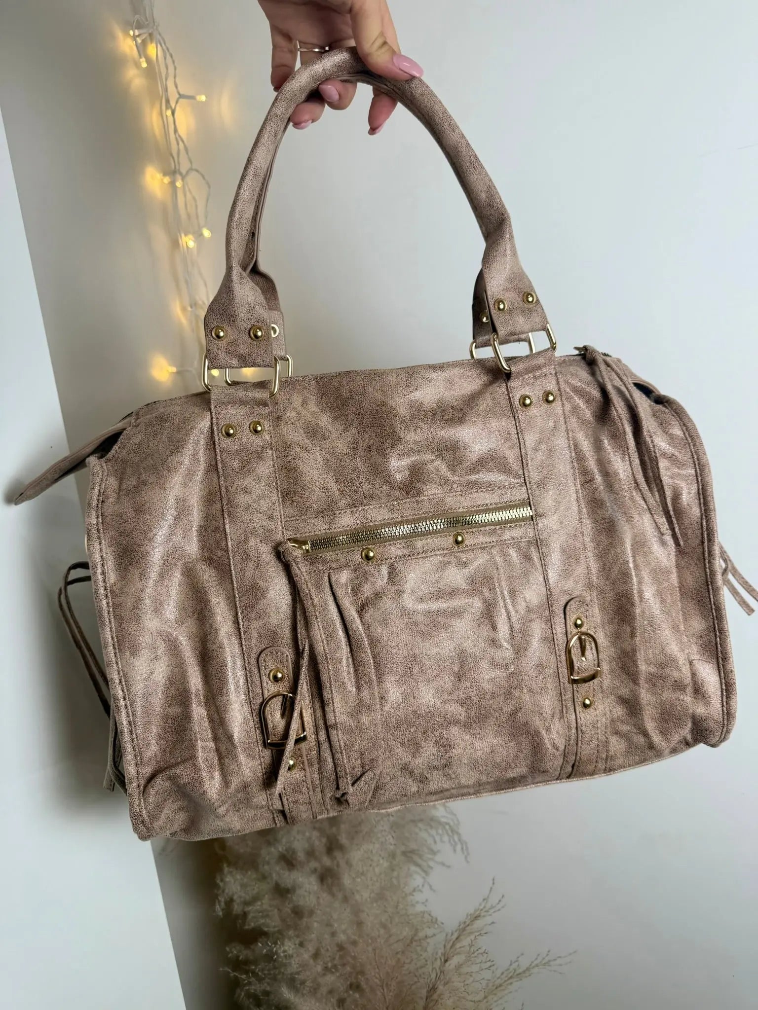 Sac Elsa XXL rosé MaisonPerla Collection