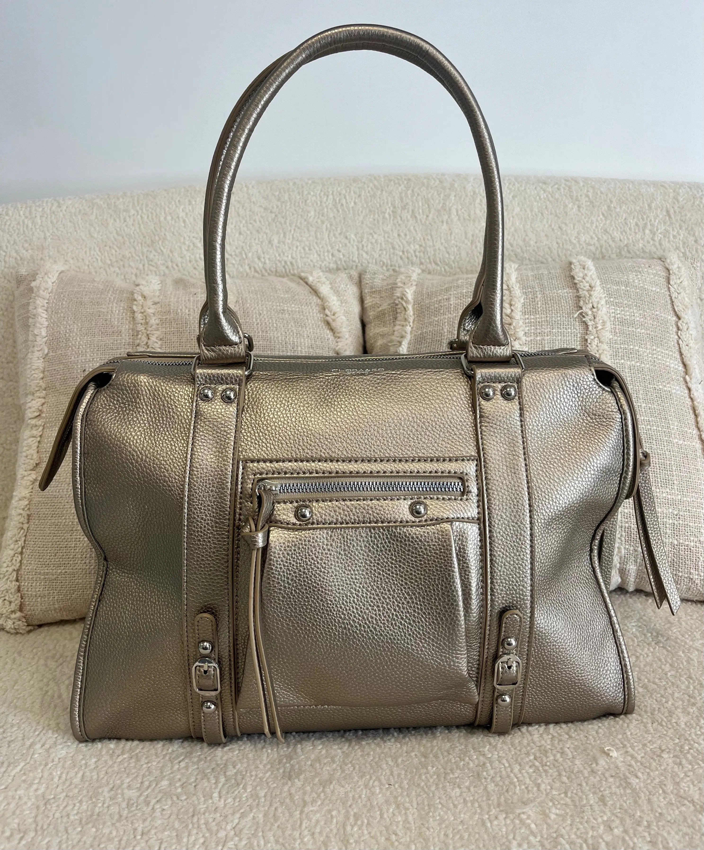 Sac Elsa doré irisé XXL MaisonPerla Collection