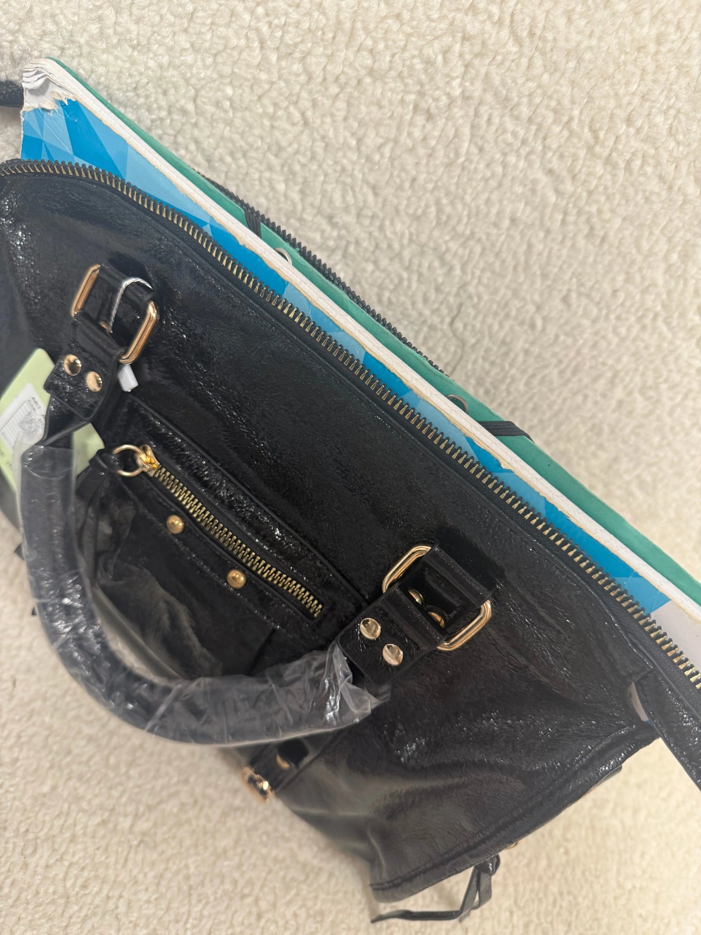 Sac Elsa paillettes noir XL précommande expédition le 02/09 MaisonPerla Collection