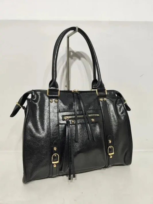 Nouveau Sac Elsa paillettes noir XXL - finitions dorées 2 précommande expédition le 28/08 MaisonPerla Collection