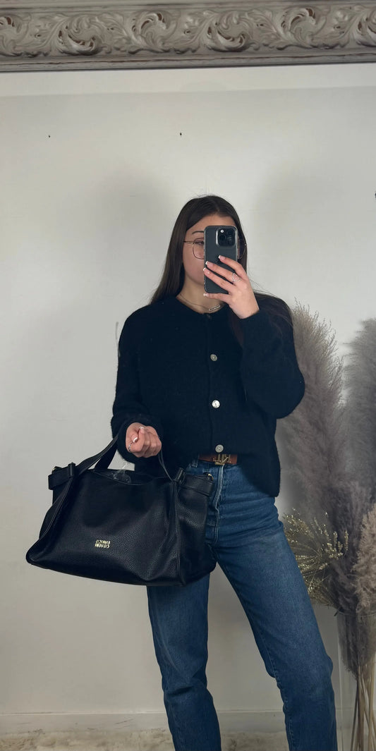 Sac Lili noir MaisonPerla Collection