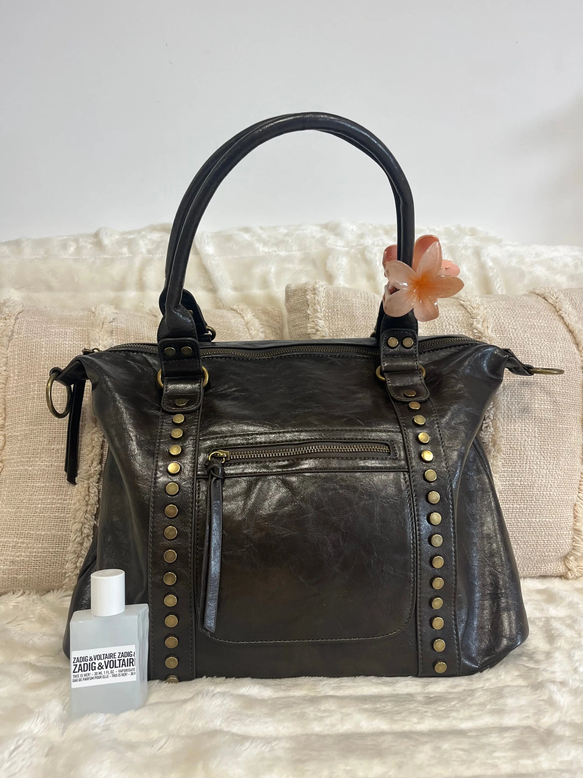 Sac Lilou marron MaisonPerla Collection
