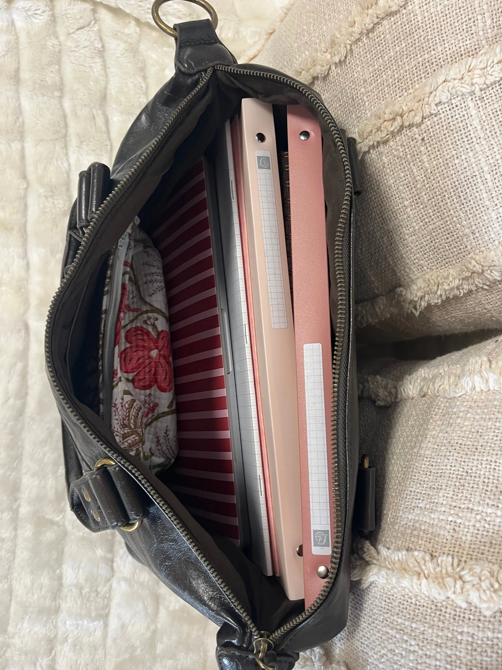 Sac Lilou marron MaisonPerla Collection