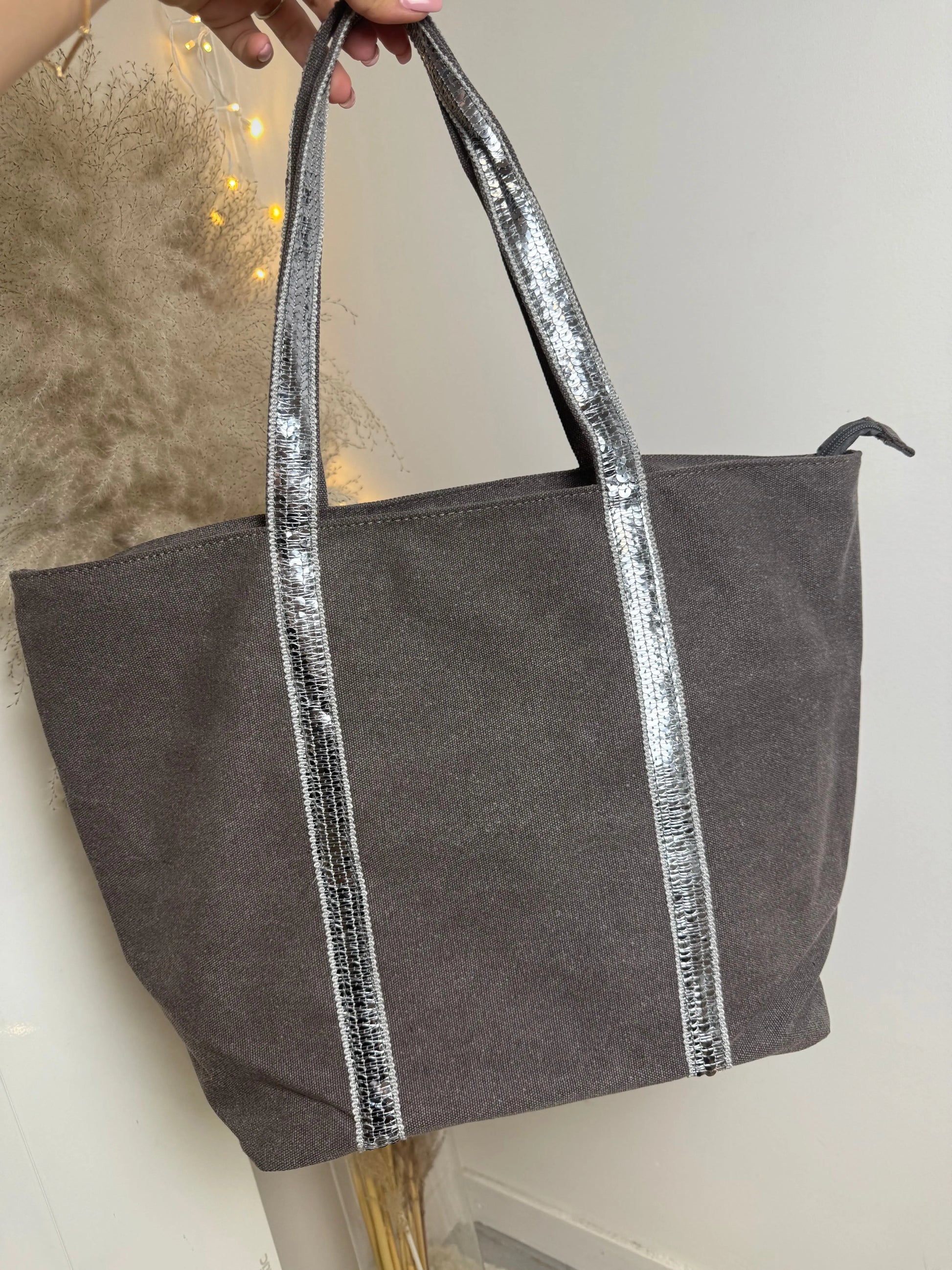 Sac Mia gris MaisonPerla Collection