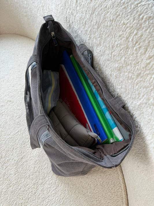 Sac Mia gris MaisonPerla Collection