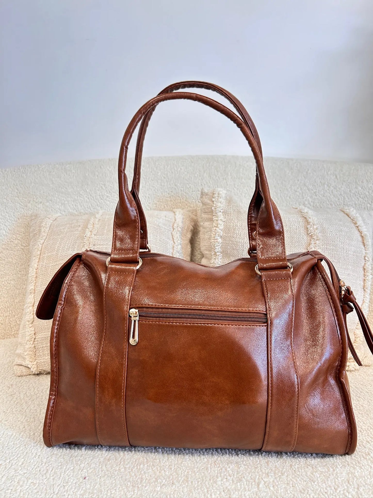 Sac Nina brillant camel MaisonPerla Collection