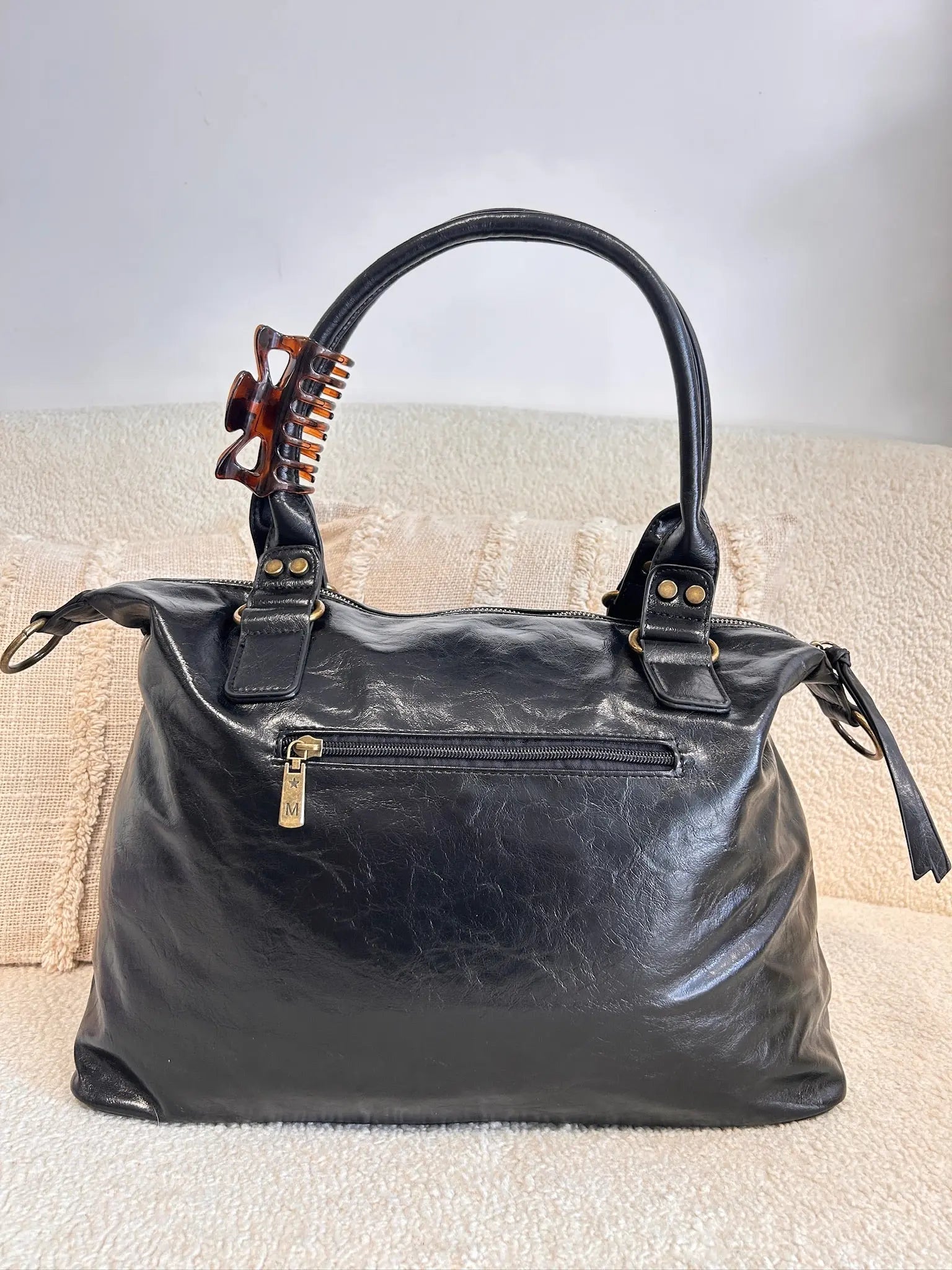 Sac (name) noir MaisonPerla Collection
